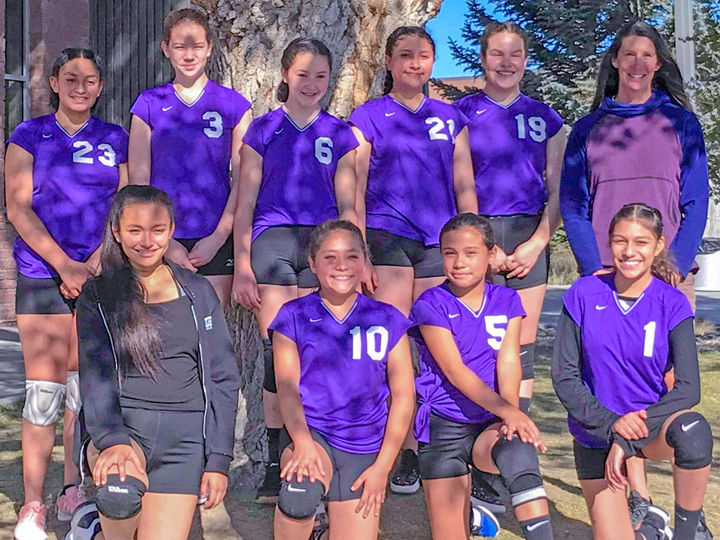 Middle-school volleyball